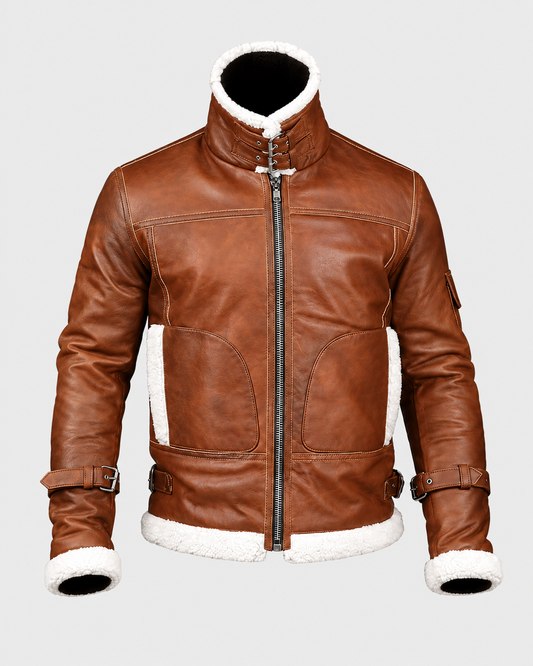 Men's RAF B3 aviator flight bomber jacket
