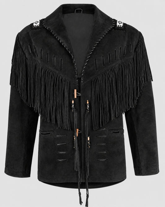 Men's hunter leather jacket