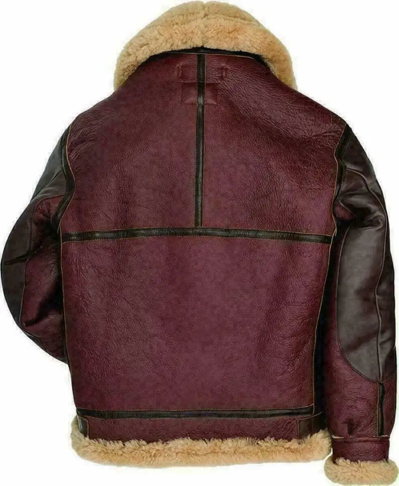 WW2 RAF B-3 Aviator Fur Jacket | Leather Gear Pro